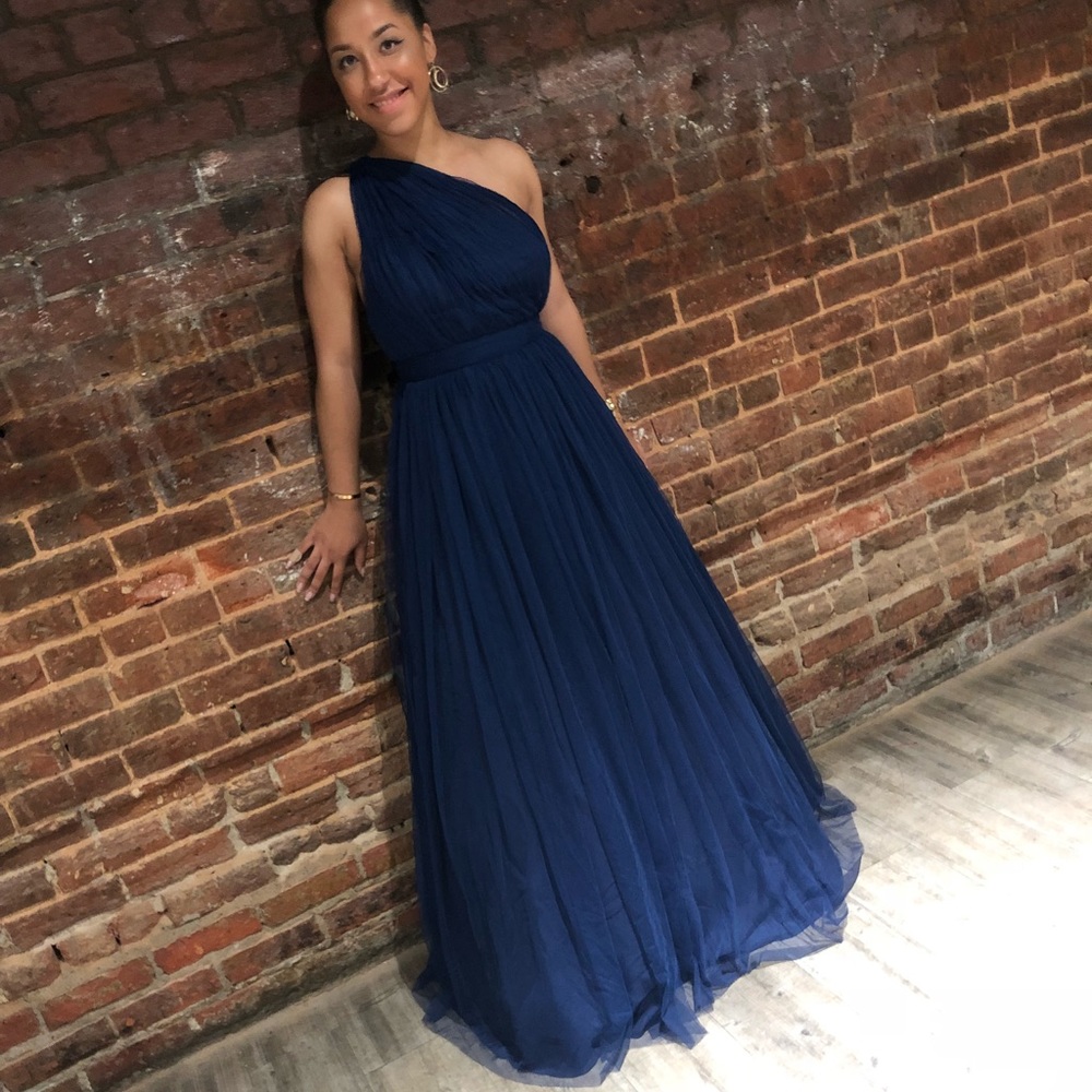 Beautiful ASOS Blue Ball Gown - Picture 3 of 3